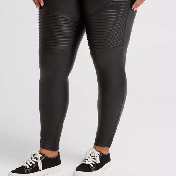 torrid Pants - Torrid Full-Length Faux Leather Moto Legging NWT